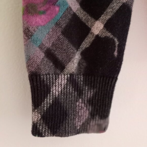 'TALBOTS' Petite Cardigan Size 0-2 P Plaid & Floral NWOT - Picture 12 of 14